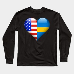 Half American Half Swedish - Gift for Swedish From Sweden Long Sleeve T-Shirt